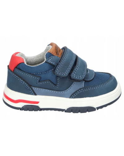 AmericanClub🌟chlapčenské tenisky – tmavomodrá hviezdička v zaujímavej kombinácii modrej, hnedej a červenej🌟