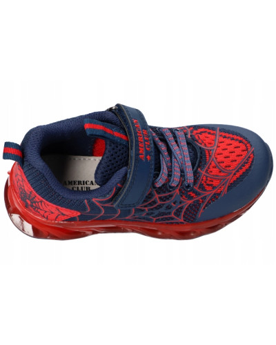 AmericanClub🔥červená sila ohňa vs. tajomná tmavomodrá noc – svietiace tenisky s pavučinou! 🕸️✨