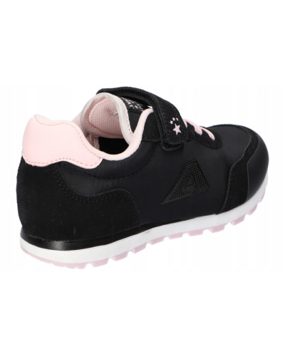 AmericanClub🌙čierna elegancia s nádychom ružového svitu – dievčenské tenisky pre štýlový krok snov! 🌸