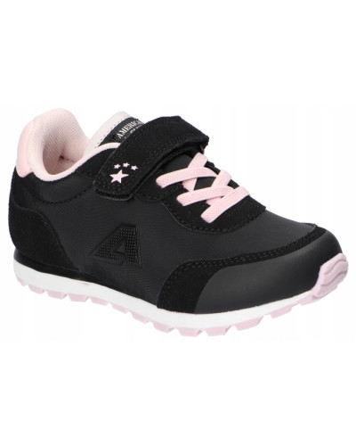 AmericanClub🌙čierna elegancia s nádychom ružového svitu – dievčenské tenisky pre štýlový krok snov! 🌸