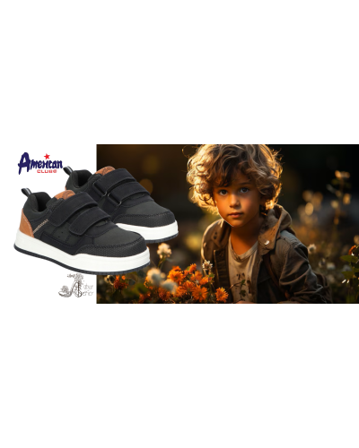 AmericanClub🔘chlapčenské tenisky v tónoch noci a jantáru – precízne prepracované, ľahučké ako vánok, pohodlné ako oblak ☁️👟