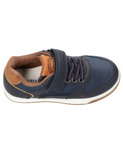 AmericanClub🔵chlapčenské tenisky v odtieňoch nočnej oblohy s hnedými akcentmi piesku – pohodlie a štýl v každom kroku! ✨