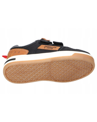 AmericanClub🚀čierna sila a hnedá elegancia – tenisky pre malých dobrodruhov! 🌟