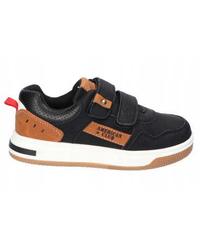 AmericanClub🚀čierna sila a hnedá elegancia – tenisky pre malých dobrodruhov! 🌟