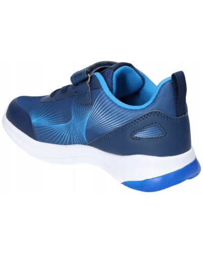 AmericanClub🌊chlapčenské tenisky – modrá hĺbka oceánu pretkaná tyrkysovým leskom, ľahký krok ⚡ svietiaca podrážka ✨ suchý zips