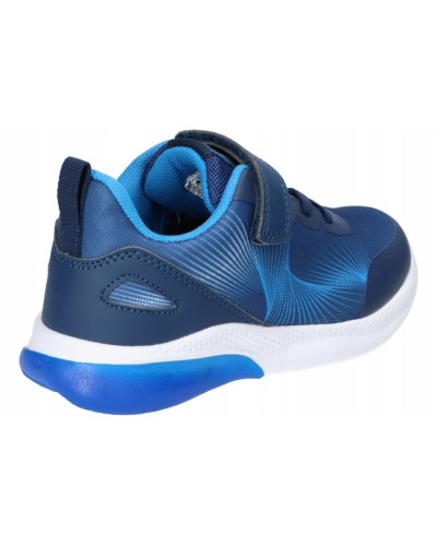 AmericanClub🌊chlapčenské tenisky – modrá hĺbka oceánu pretkaná tyrkysovým leskom, ľahký krok ⚡ svietiaca podrážka ✨ suchý zips