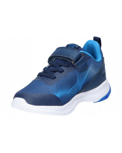 AmericanClub🌊chlapčenské tenisky – modrá hĺbka oceánu pretkaná tyrkysovým leskom, ľahký krok ⚡ svietiaca podrážka ✨ suchý zips