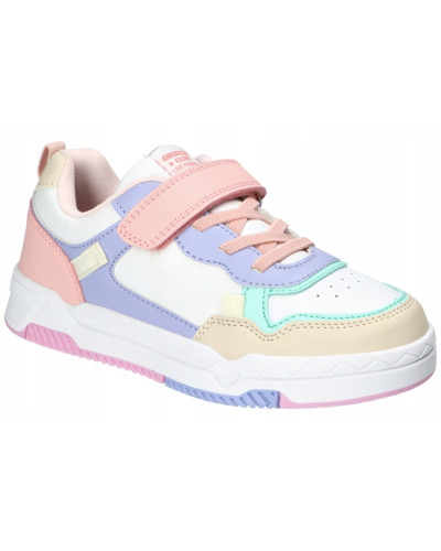 AmericanClub🌸dievčenské tenisky ako rozkvitnutá jarná lúka 🌼🎀– jemná biela s pastelovými tónmi pre nežný a ľahký krok ✨