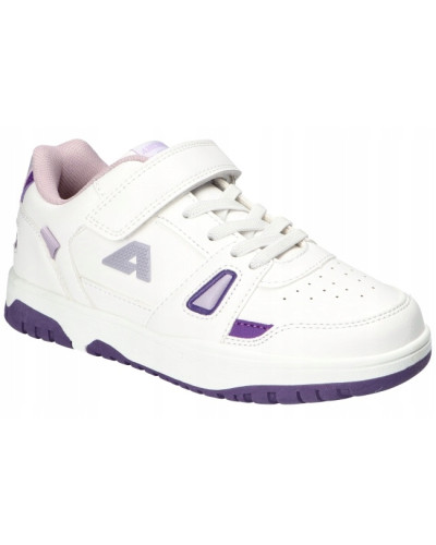 Dievčenské tenisky – biela s fialovou 💜pohodlie, ľahký krok a precízne šitie✨