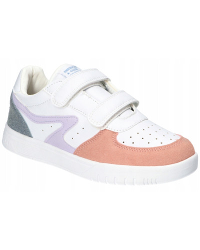 AmericanClub🌸koralová žiara s dotykom levandule – dievčenské tenisky, v ktorých kroky rozkvitnú ako jarná lúka po daždi☔✨