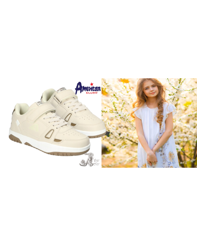 AmericanClub✨dievčenské tenisky v béžovej s hnedými tónmi – ľahké ako vánok, jemné ako piesok na slnkom zaliatej pláži🏝️👟🍂