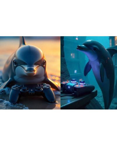 BEFADO🎮🐬hravé chlapčenské prezuvky v sivej farbe s motívom hracích konzol - buď hravý ako delfín🎮🐬