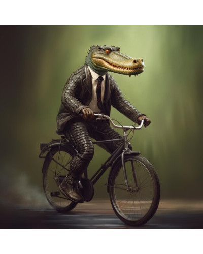 BEFADO - chlapčenské prezuvky – krokodíl na kolesách, každý krok ako jazda na obláčiku🚲🐊