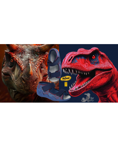 BEFADO -🦖dinosaurie dobrodružstvo v každom kroku – chlapčenské prezuvky s pevnou oporou a ľahkosťou dinosaurov🦖