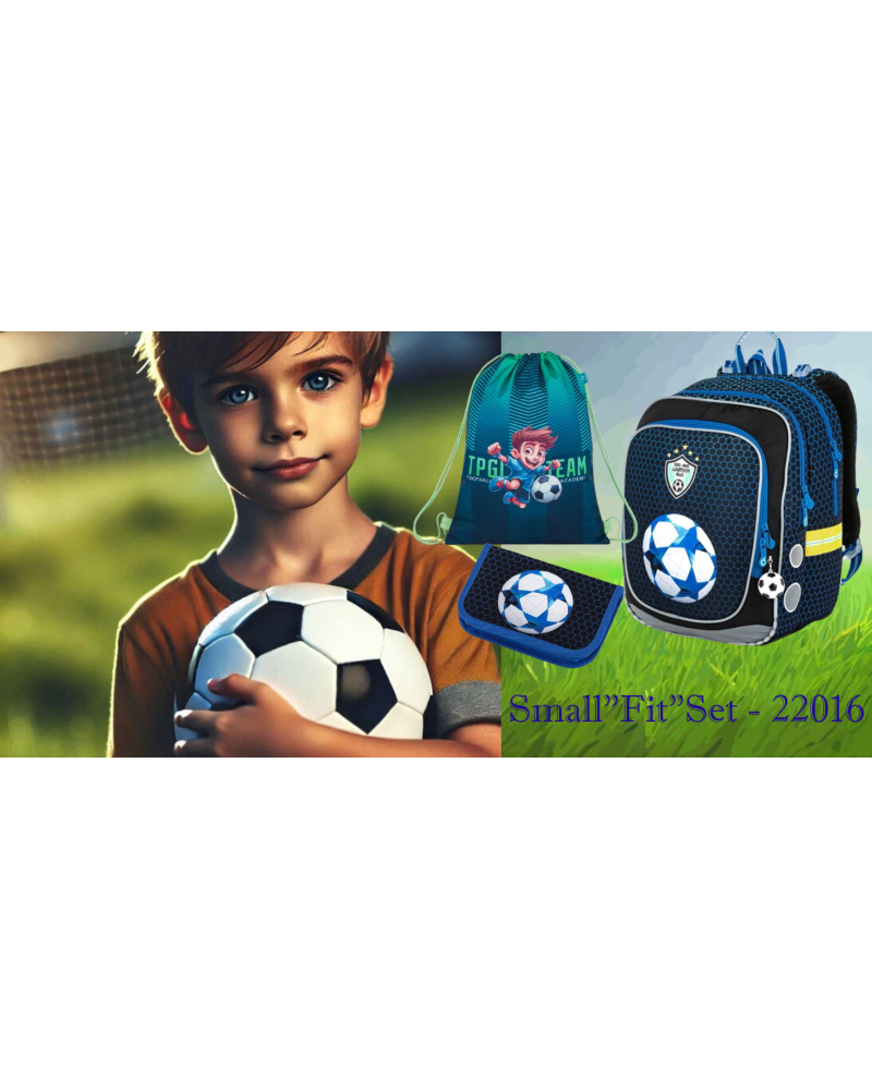 TOPGAL - Small"Fit"Set - 22016 - Futbalová vášeň v školskom sete ⚽ – precízne prepracovaný dizajn pre malých šampiónov! ⭐