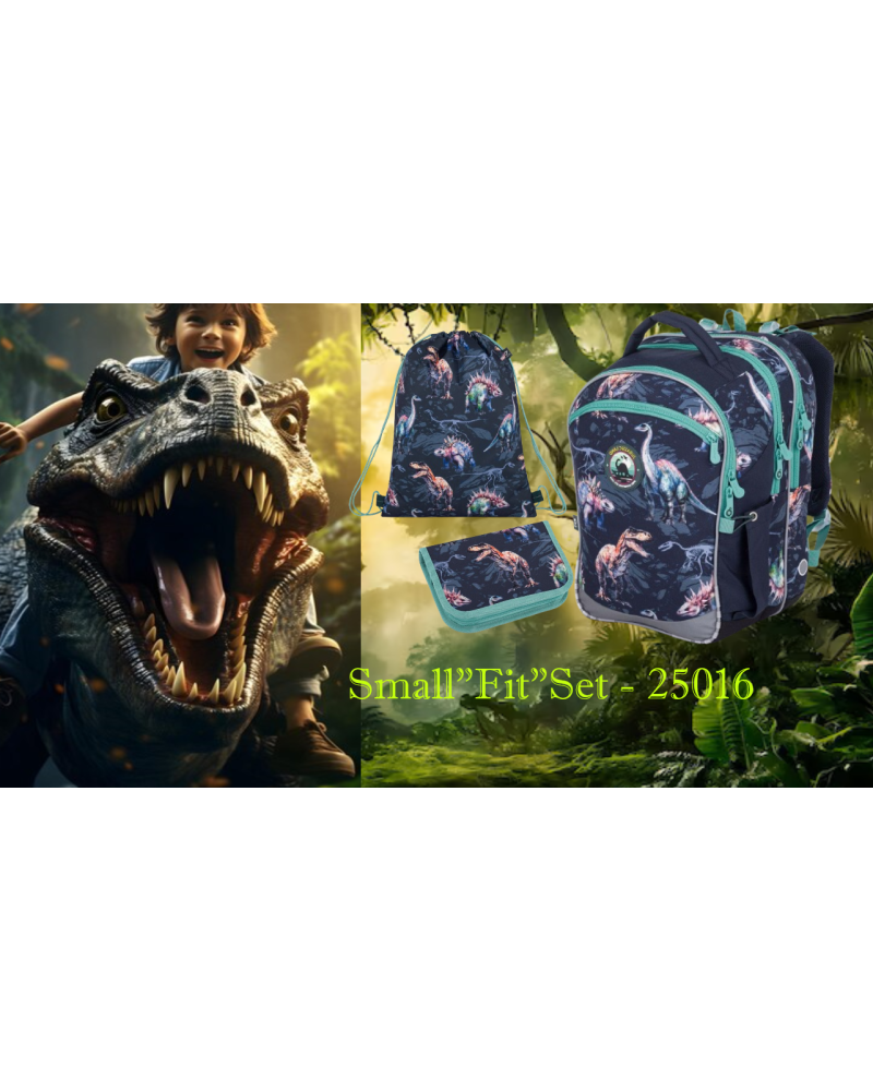 TOPGAL - Small"Fit"Set - 25016 - 🏰praveká expedícia: dobrodružný školský set s dinosaurami! 🐍