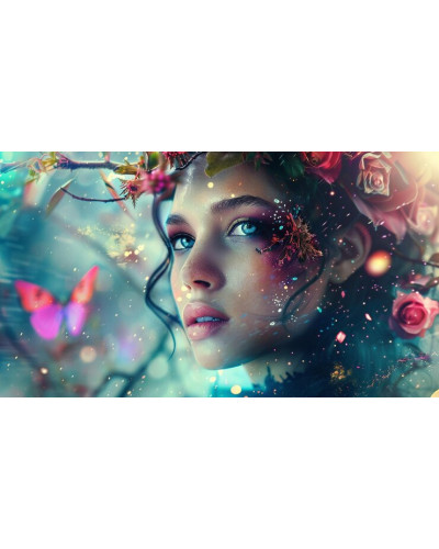 TOPGAL - COCO 25006 - fialový školský batoh pre dievčatá - lapač snov s príveskom hviezdičky