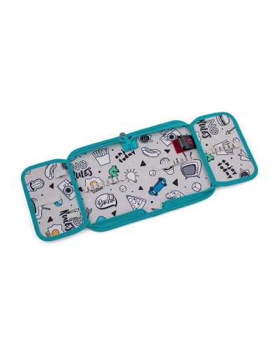 TOPGAL-SmallSet🏎️ENDY 25013🏎️chlapčenský školský set–pretekársky špeciál pre šampiónov rýchlej jazdy, lenochod za volantom auta