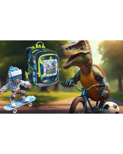 TOPGAL - ENDY24015 - minecraft pre chlapcov plných aktivít s dinosaurom, futbalom a ďalšími aktivitami