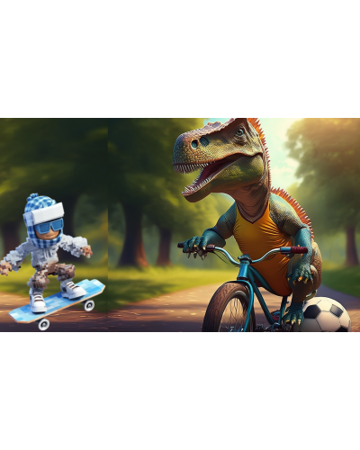 TOPGAL - SmallSet-ENDY24015 - expedícia do kráľovstva minestra - kde dinosaury strážia futbalové poklady