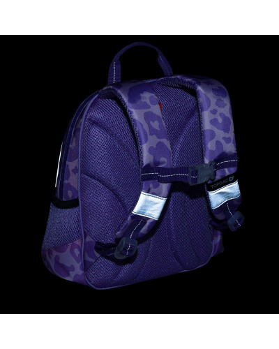 TOPGAL🐱🦋💜fialový škôlkarsky batôžtek s roztomilým mačiatkom, motýlikom a brmbolcom – kúzelný svet pre malé princezné🐱🦋💜
