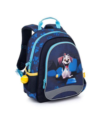 TOPGAL🐶🎒💙chlapčenský škôlkarsky batôžtek s veselým psíkom – verný kamarát na každý deň plný dobrodružstiev🐶🎒