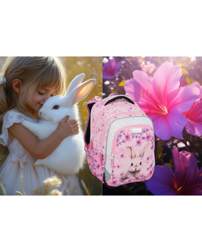 Bagmaster - zázračná taška, v ktorej býva zajačik – ružová vôňa cyklámenov a elegancia školských snov ✨🎀