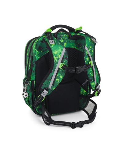 Bagmaster🌟školský set pre malých futbalových hrdinov – batoh, peračník a vrecko v motíve „Zeleň futbalu“ ⚽🌿