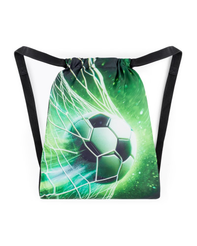 Bagmaster🌟školský set pre malých futbalových hrdinov – batoh, peračník a vrecko v motíve „Zeleň futbalu“ ⚽🌿