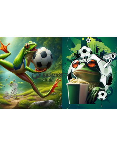 Bagmaster🌟školský set pre malých futbalových hrdinov – batoh, peračník a vrecko v motíve „Zeleň futbalu“ ⚽🌿