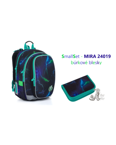 TOPGAL⚡️🚀SmallSet - MIRA 24019⚡️🚀búrkové blesky na tvojich pleciach - školský set pre chlapcov