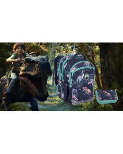 TOPGAL - SmallSet - 🦕COCO 25016🦕výprava do dávnych čias - chlapčenský školský set s dinosaurami pre malých objaviteľov