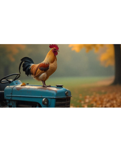 Školský set TOPGAL ELLY 25015 – batoh a peračník s motívom traktora