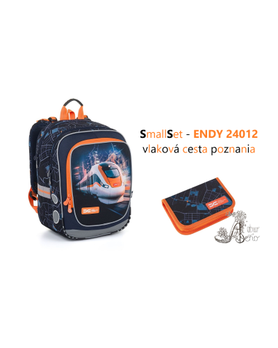 TOPGAL 🚄 SmallSet - ENDY 24012 ✨🎒 vlaková cesta k poznaniu - šírenie rýchlostných stôp k vedomostiam