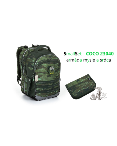 TOPGAL 🧠❤️🎒 SmallSet - COCO23040 🧠❤️🎒 strážcovia poznania - školský set pre malých generálov