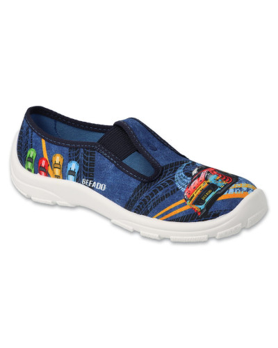 BEFADO 🚗✨chlapčenské prezuvky🚗✨ krôčiky ako štart víťaznej jazdy – papučky, čo vezmú malého pretekára do sveta poznania 🏁📚