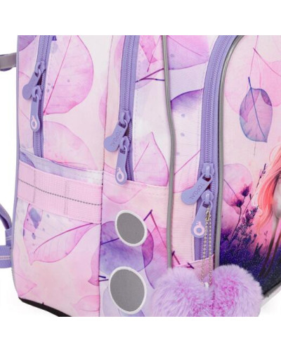 TOPGAL 💜 koníkove fialky 💜 školský batoh v odtieni snov, kde jemnosť fialových lupienkov objíma detskú fantáziu 🦄💜✨