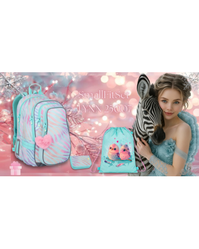 TOPGAL 🌈SmallFitSet LYNN 25007 🌈dúhová zebra v objatí fantázie a nežného zimného zázraku