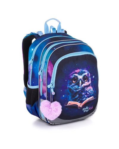 TOPGAL 💜🦉SmallFitSet ✨ ELLY 25005💜🦉sovička v kráľovstve fialových pierok a trblietavých snov