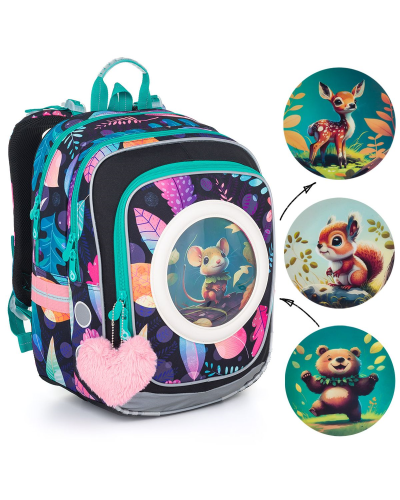 TOPGAL ❄️🤍SmallFitSet 💙✨ ENDY 24005❄️🤍lesní priatelia v objatí snežienok a jemného svetla fantázie