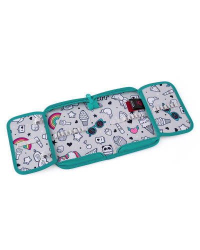 TOPGAL ❄️🤍SmallFitSet 💙✨ ENDY 24005❄️🤍lesní priatelia v objatí snežienok a jemného svetla fantázie