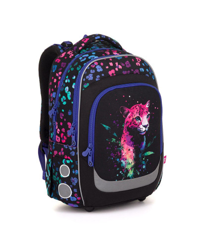 TOPGAL 🐆✨LORI 💜 25074🐆✨neónový panter, ktorý otvára bránu do žiarivej džungle fantázie a odvážnych školských snov 🐆✨