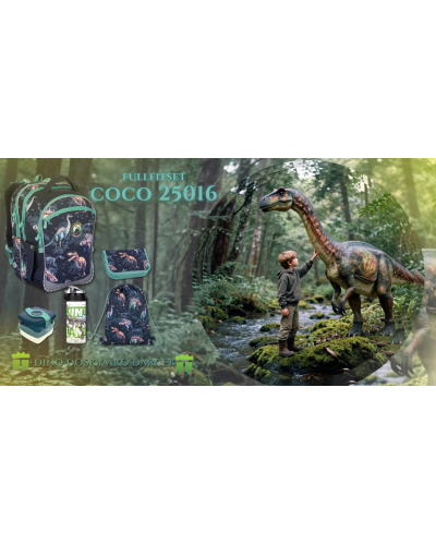 TOPGAL 🌿🦕FULLFITSET🦖COCO 25016🌿🦕výprava do dávnych čias dinosaurov, kde objavovanie sveta začína v ich magickom tieni 🌿🦕