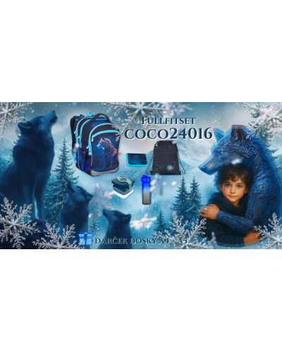 TOPGAL 🐺FULLFITSET 💙 COCO 24016🐺ochranca a strážca tvojich vedomostí, vlčí duch, ktorý kráča po boku múdrosti