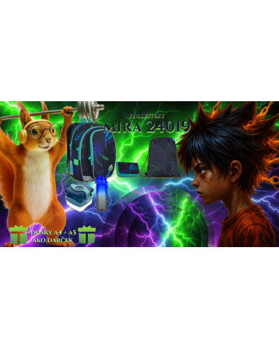 TOPGAL ⚡✨FULLFITSET🌪️MIRA 24019⚡✨energia, žiara a sila vedomostí pre každý školský deň