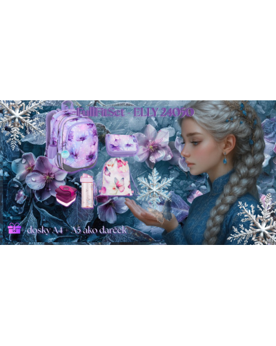 TOPGAL ❄️🦋💜FullFitSet✨ELLY 24050❄️🦋💜kvetinové sny v ľadovej záhrade fantázie, kde motýlie krídla rozhojdajú tvoje vedomosti ❄️🦋💜