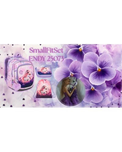 TOPGAL 💜🦄Small Fit Set 🌸 ENDY 25073💜🦄koníkove fialky, kde jemná vôňa fantázie a kúzlo detských snov rozkvitá pri každom kroku💜🦄