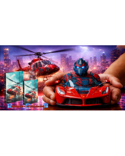 Oxybag dosky A4+A5 hasiči – školské dosky pre prvákov