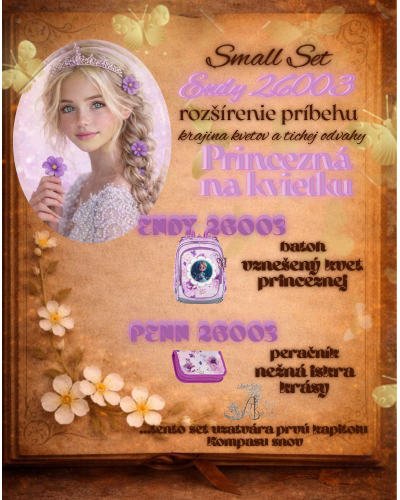 Kompas snov – kapitola Princezná na kvietku, rozprávkový príbeh pre dievčatá