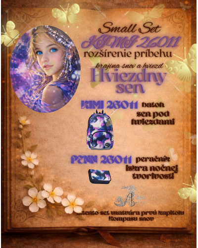Rozprávkový kompas snov – Hviezdny sen KIMI 26011, príbeh dievčatka, hviezd a učenia